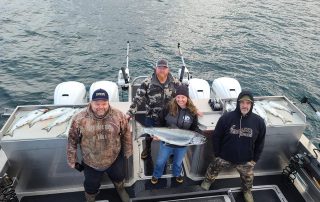 winter king fishing in Homer, Alaska