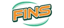 FINS Logo with white outline
